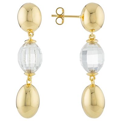 THOMAS & SOHN Edelsteine ca.13,00ct Ohrhänger facettiert Silber 925