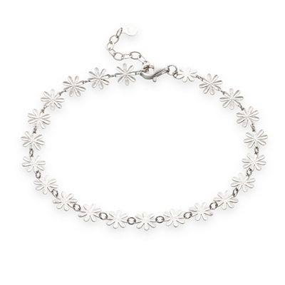 Thumbnail - PLATINITY Blüten-Armband poliert mind. 5g Platin 950