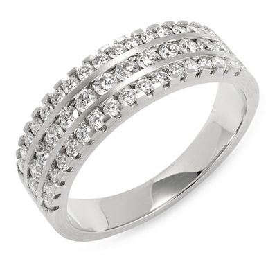 PLATINITY Ring 45 Brillanten zus. ca. 0,80ct Platin 950