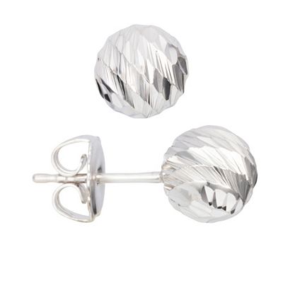 Thumbnail - SILVER STYLE Ohrstecker poliert/diamantiert mind. 1,5g Silber rhodiniert