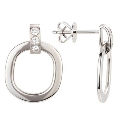 PLATINITY Ohrstecker 6 Brillanten zus. ca. 0,15ct Platin 950