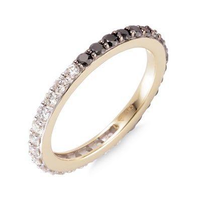 DIAMOUR Eternity-Ring mind. 32 Brillanten zus. ca. 1,00ct Gold 585