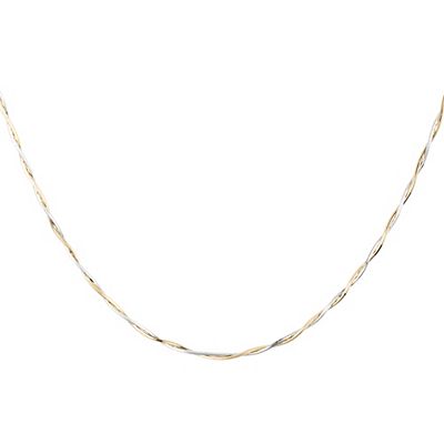 PLATINITY Zwillingskette Länge ca. 45cm mind. 3,5g Platin 950/Gold 750