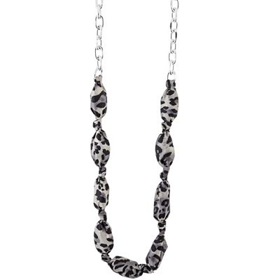 DINE 'N' Dance Collier Seiden-Optik Länge ca. 82+8cm Modeschmuck