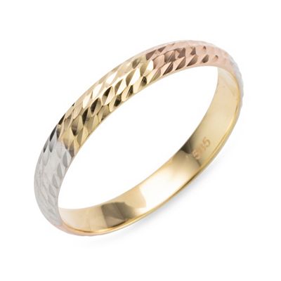 GOLDRAUSCH Ring diamantiert/tricolor mind. 0,8g Gold 585