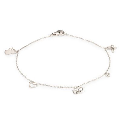 PLATINITY Armband 12 Brillanten zus. ca. 0,06ct Platin 950