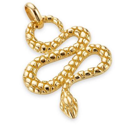 GOLDRAUSCH Schlangen-Anhänger poliert mind. 1,7g Gold 585