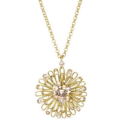 KONPLOTT Anhänger mit Kette Distel Modeschmuck