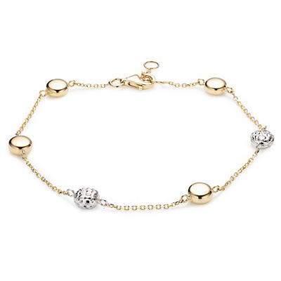 GOLDRAUSCH Armband poliert/diamantiert mind. 2,6g Gold 585