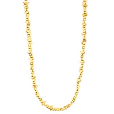 STEFFEN SCHRAUT Nugget-Collier 45+5cm poliert Edelstahl