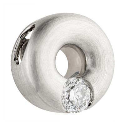 PLATINITY Anhänger 1 Brillant ca. 0,18ct Feines Weiß/SI Platin 950