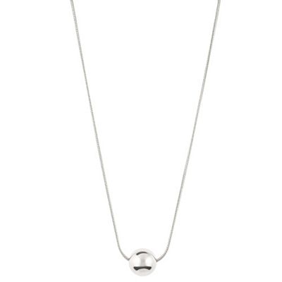 STEFFEN SCHRAUT Schlangencollier Kugel Länge 45+5cm Edelstahl
