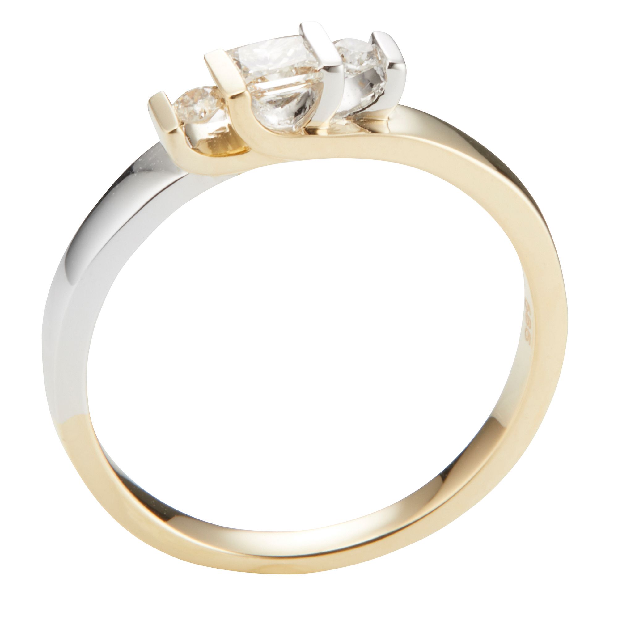 ANTWERPEN Ring 3 Diamanten zus. ca. 0,35ct Gold 585 QVC.de
