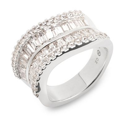 Thumbnail - DIAMONIQUE® PREMIUM Ring = 1,88ct Silber 958