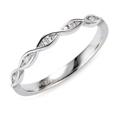 Thumbnail - PLATINITY Ring 15 Brillanten zus. ca. 0,12ct Platin 950