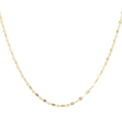 GOLDRAUSCH Plättchenkette diamantiert mind. 1g Gold 585