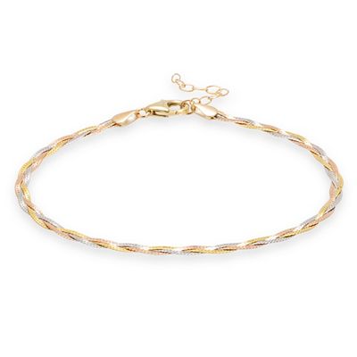 GOLDRAUSCH Arrmband Tricolor-Optik mind. 1,87g Gold 375