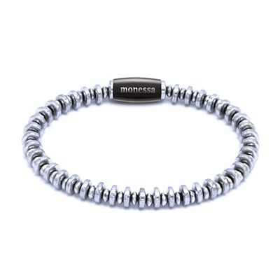 MONESSA Armband Hämatite Nugget Magnetverschluss