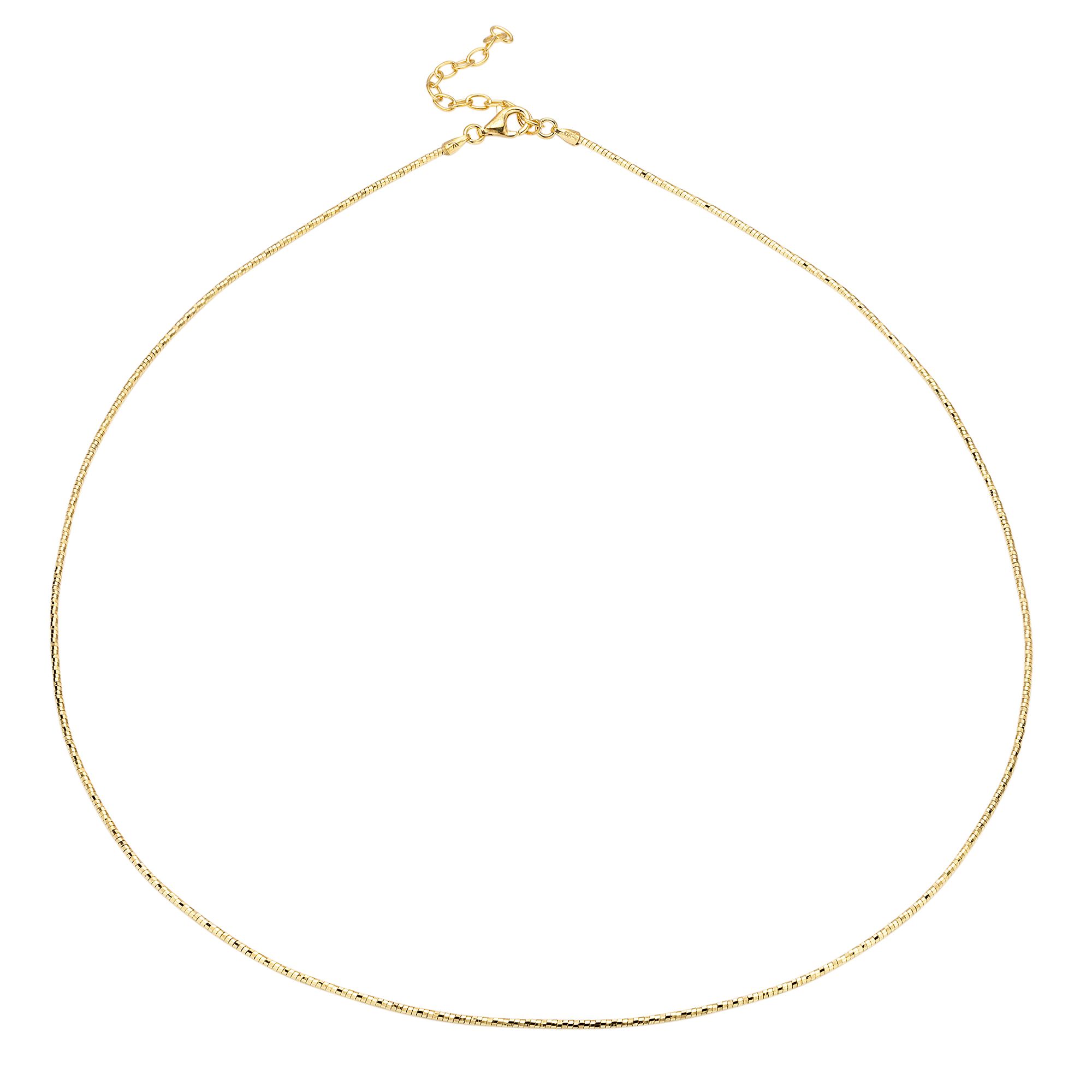 Superflex- Omegareif Länge ca. 50cm +5cm 1,3mm Silber 925