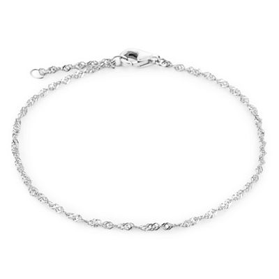 PLATINITY Singapurarmband poliert Länge ca.19cm Platin 950