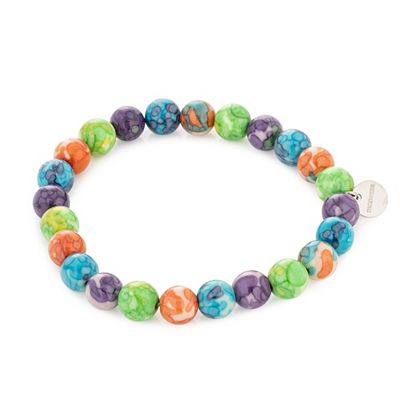 MONESSA Armband Edelsteine flexibel multicolor