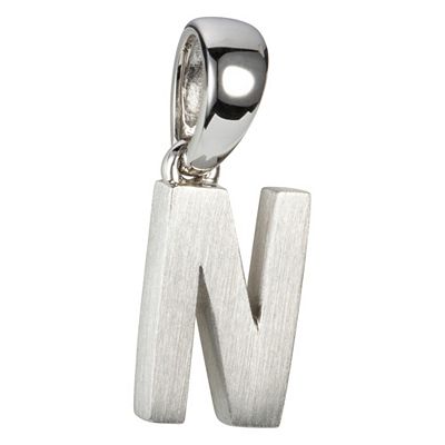 PLATINITY Buchstaben-Anhänger mattiert/ poliert mind. 0,6g Platin 950