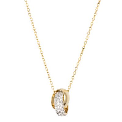 CANADIAN DIAMONDS Anhänger mit Kette 60 Brillanten zus. ca. 0,50ct Gold 585