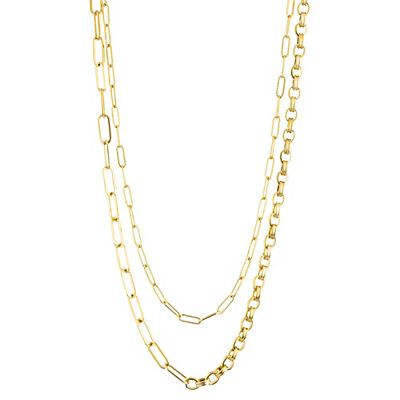 STEFFEN SCHRAUT Collier Layering-Look poliert Edelstahl