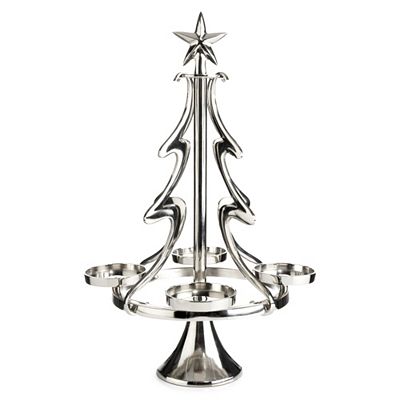 ABELLA Xmas Adventskranzständer handgefertigt Aluminium Größenauswahl