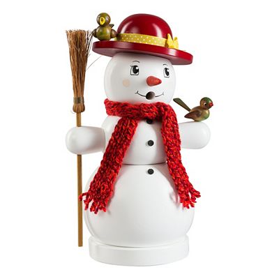Thumbnail - GLÄSSER SEIFFEN Räuchermännchen Schneefigur inkl. Räucherkerzen Höhe 25cm
