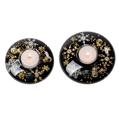 DREAMLIGHT 2 Teelichthalter UFO Designauswahl Höhe 4cm & 5cm