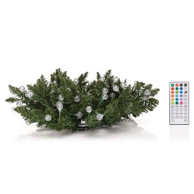 Thumbnail - LUMIDA Xmas LED-Tannenkranz outdoorgeeignet div. Leuchtfunktionen inkl. Fernbedienung