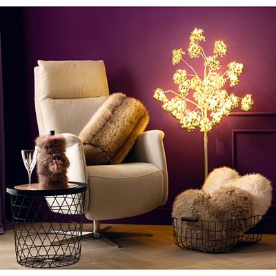 LUMIDA Xmas LED-Dekobaum Kugel-Design 800 warmweiße LEDs Höhe 150cm