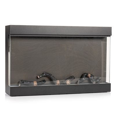 Thumbnail - LUMIDA Casa LED Design-Kamin Kunst-Holzscheite 5h-Timerfunktion B. 60cm, H. 38cm