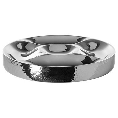 Thumbnail - FINK Servierplatte VOLCAN Edelstahl gehämmert 5 Mulden Höhe 5,5cm, Ø 36cm