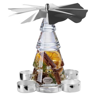 Thumbnail - DREAMLIGHT Teelichthalter Pyramide Designauswahl Höhe 20cm, Ø 18cm