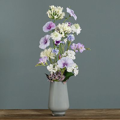 Thumbnail - PUR FLEUR Premium-Bouquet Kornblumen & Freesien Höhe 82cm, Ø 28cm