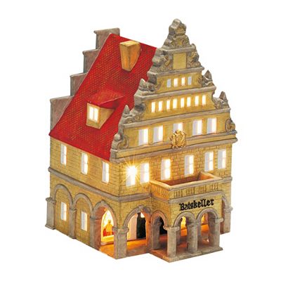 Thumbnail - WURM Windlicht Ratskeller Münster Porzellan ca. 17x14x23cm