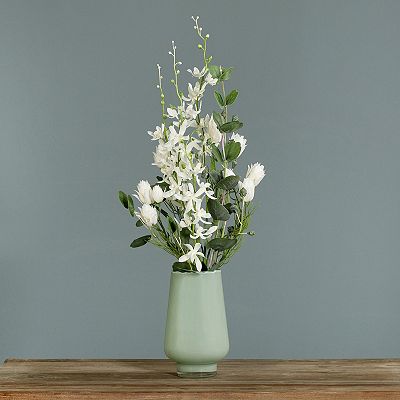 Thumbnail - PUR FLEUR Premium-Bouquet weiße Blüten Höhe 75cm, Ø 25cm