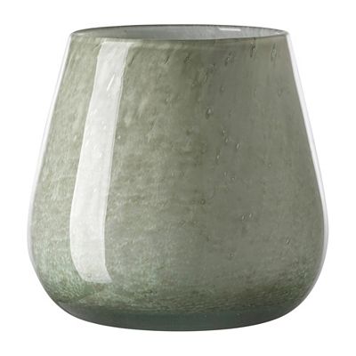 FINK Vase MARLY Glas im Grünton mundgeblasen versch. Größen