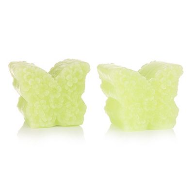 ELAMBIA 2 LED-Figurenkerzen Schmetterlinge 5h-Timerfunktion Höhe 10cm