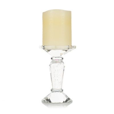 Thumbnail - ELAMBIA LED-Kerze Kristall-Optik Halter Flamme Luma, Timer FB, Höhe 25cm