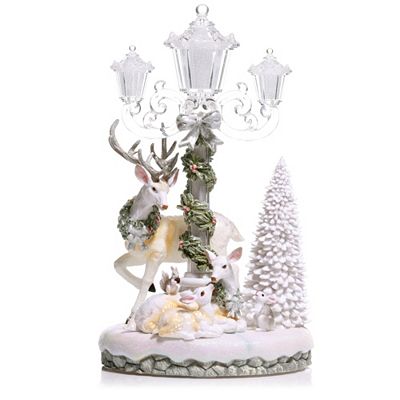 LUMIDA Xmas historische Laterne Kristall-Optik Designauswahl warmweiß, Höhe 30cm