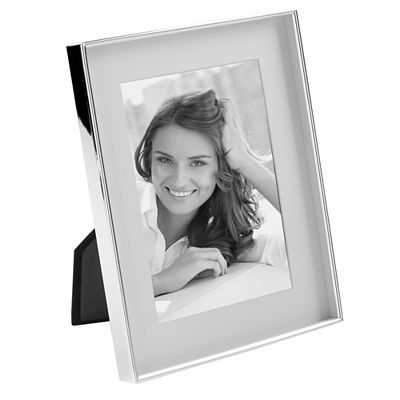 FINK Bilderrahmen KIM versilbert Echtglas Bildformat 13x18cm