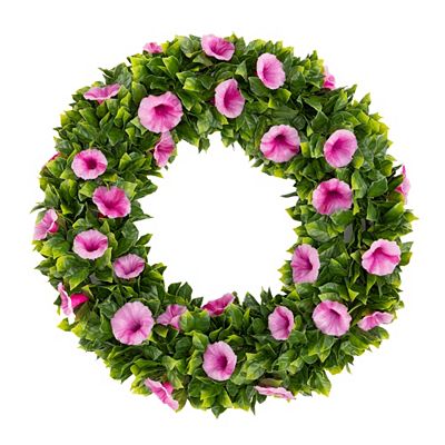 ABELLA Flora künstl. Petunienkranz outdoorgeeignet Ø 54cm