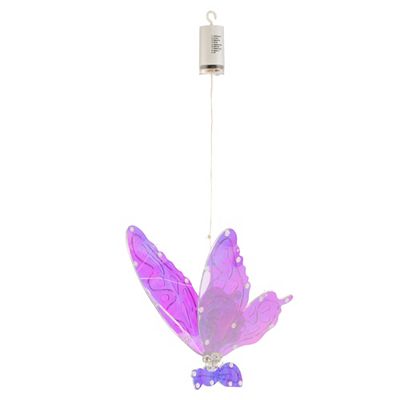 LUMIDA Casa LED-Hängedekoration Acryl irrisierend Mini-LEDs, Timer indoorgeeignet