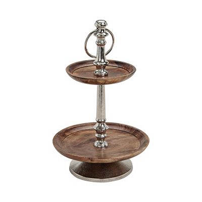 Thumbnail - WURM Etagere 2 Ebenen Ø 15 / 25cm Höhe ca. 33cm