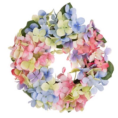 ABELLA Flora künstl. Dekokranz Hortensienblüten Ø 42cm