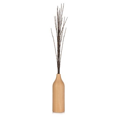 LUMIDA Casa LED-Dekozweige in Holz-Vase 5h-Timerfunktion Höhe 76cm