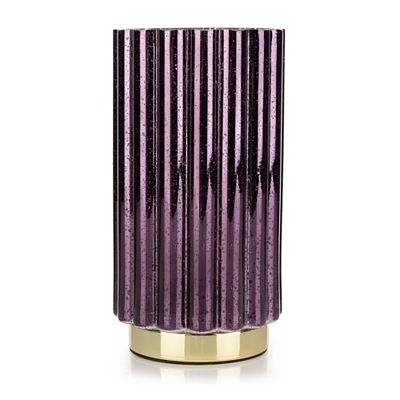 LUMIDA Casa 2in1 Glasdekoration & Vase inkl. Lichterkette Ø 12cm, Höhe 22cm